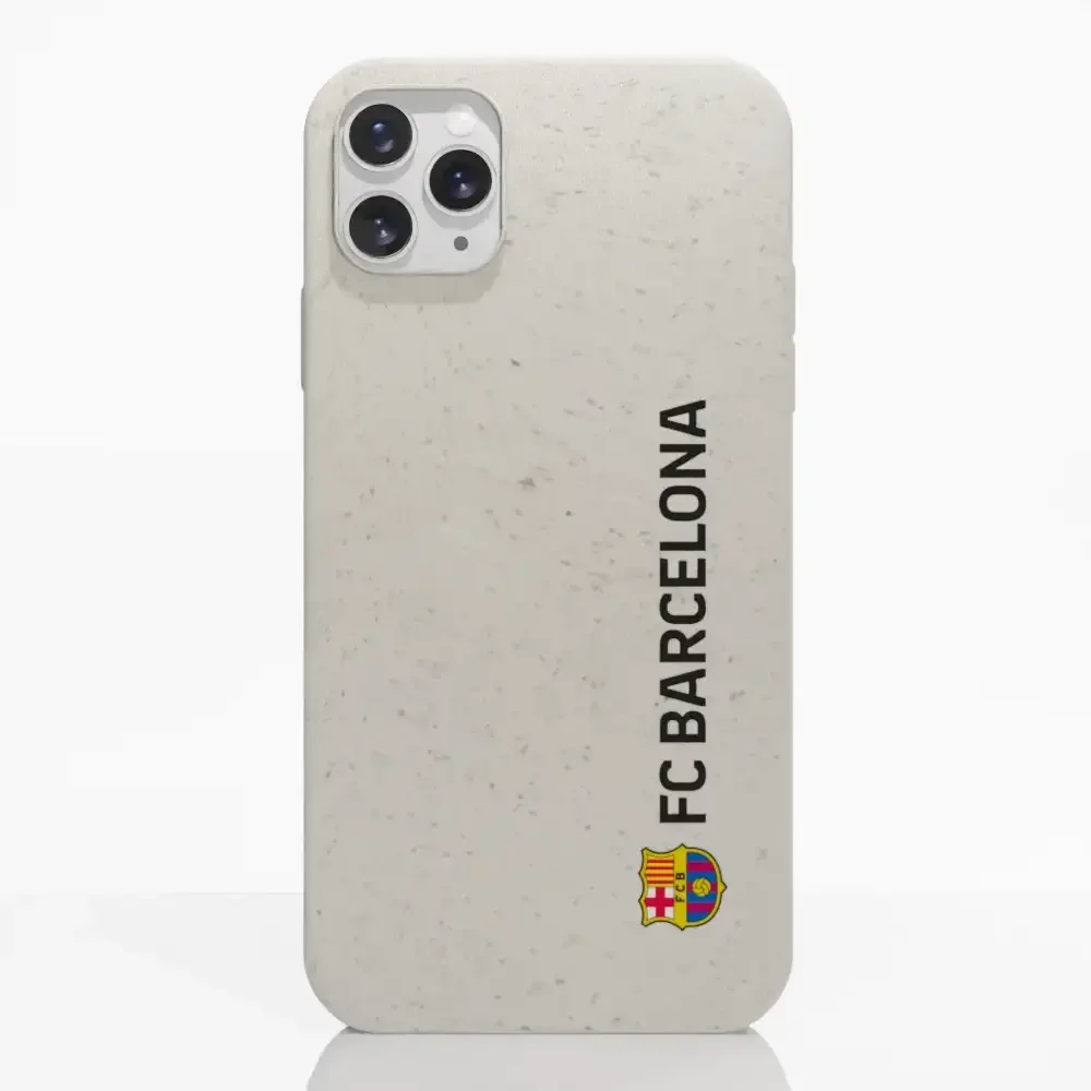 Official FC Barcelona Compostable Phone Case Vertical Black - Image 44