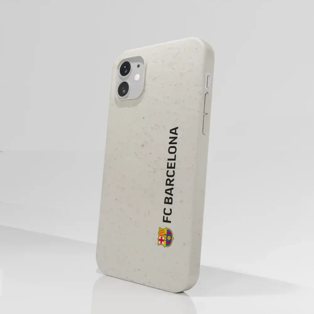 Official FC Barcelona Compostable Phone Case Vertical Black - Image 45