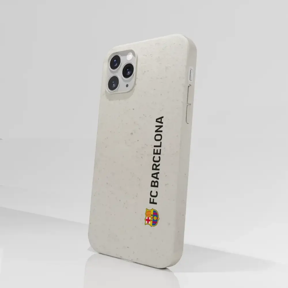 Official FC Barcelona Compostable Phone Case Vertical Black - Image 46
