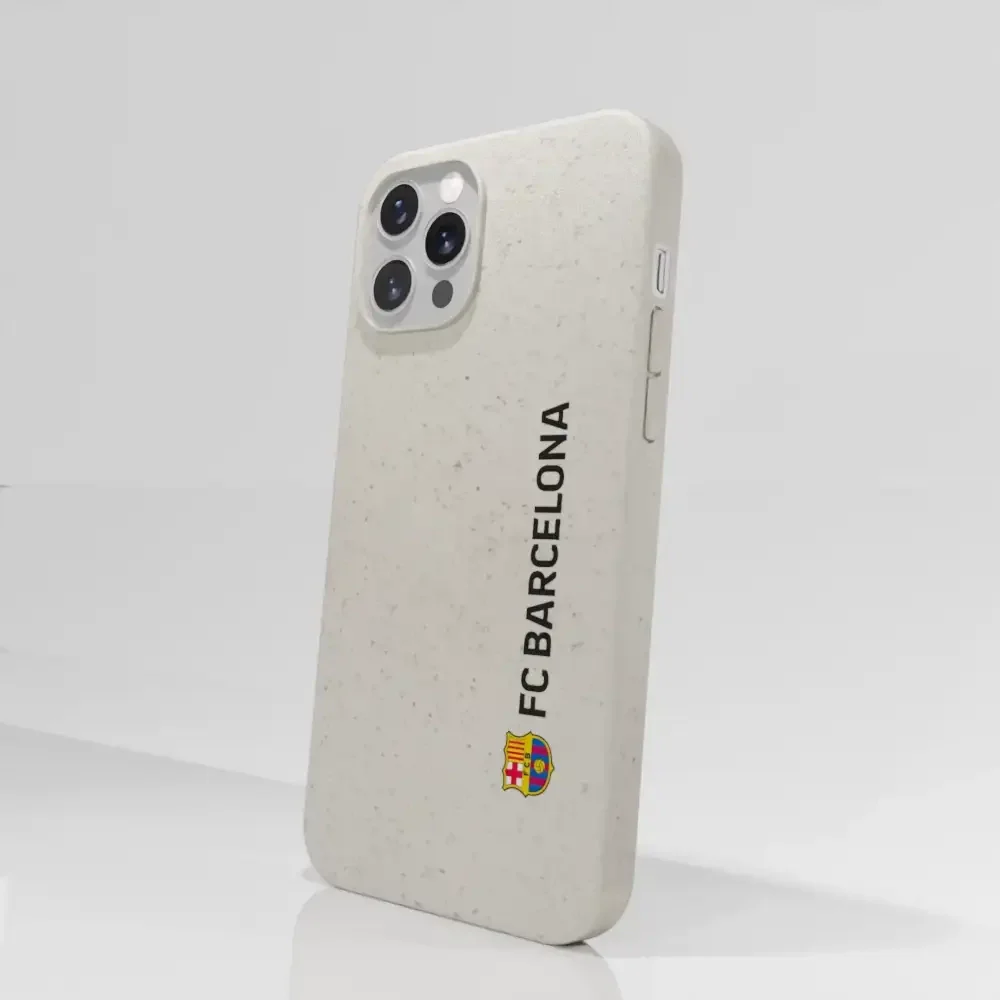Official FC Barcelona Compostable Phone Case Vertical Black - Image 48