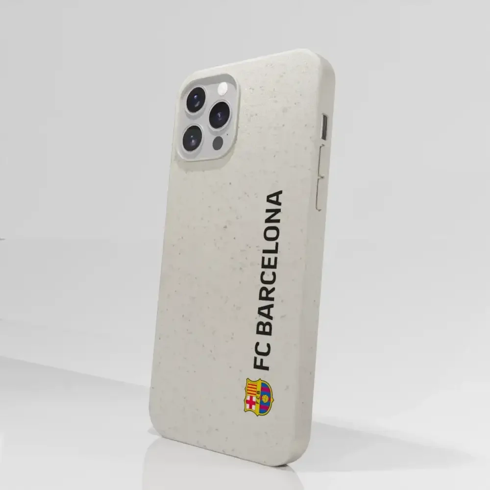 Official FC Barcelona Compostable Phone Case Vertical Black - Image 49