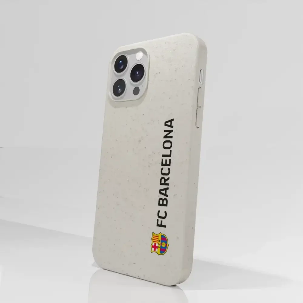 Official FC Barcelona Compostable Phone Case Vertical Black - Image 52