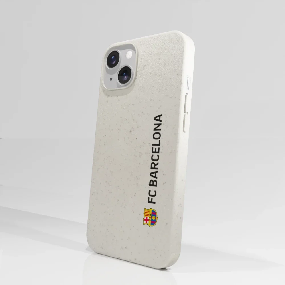 Official FC Barcelona Compostable Phone Case Vertical Black - Image 53