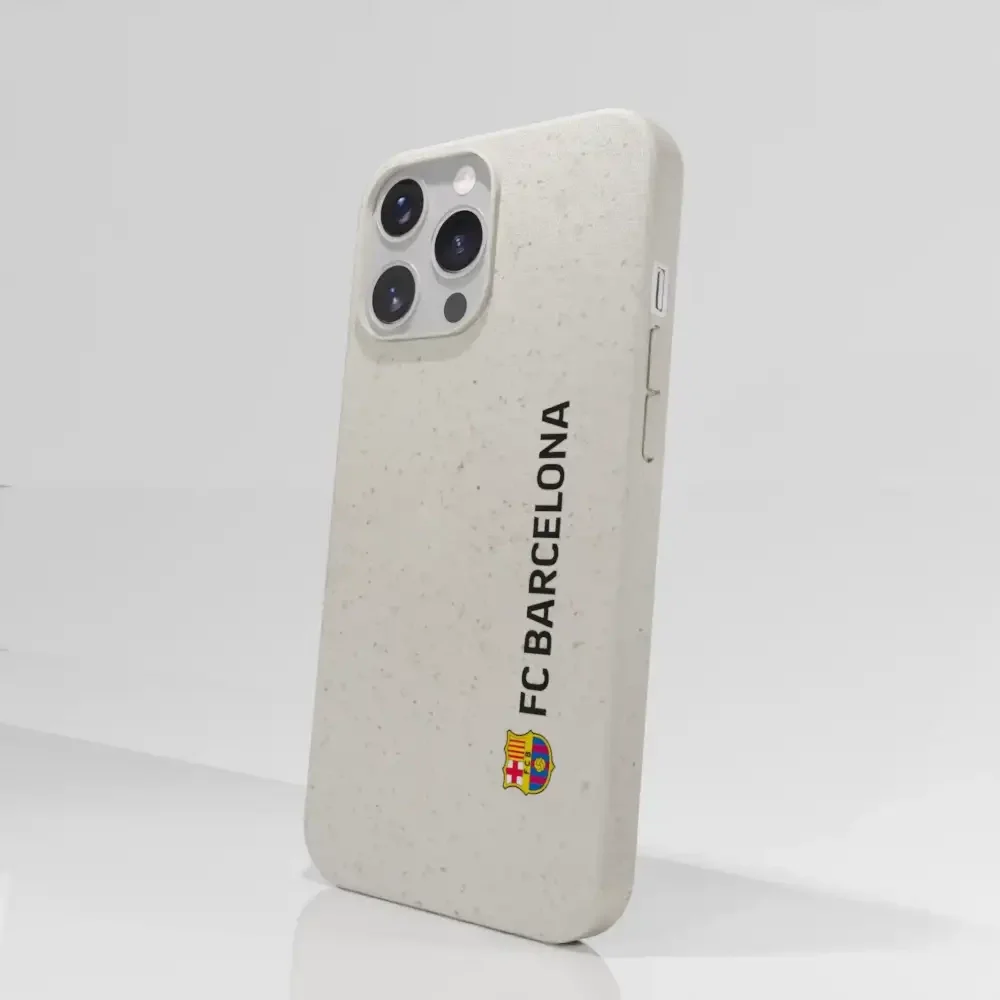 Official FC Barcelona Compostable Phone Case Vertical Black - Image 55