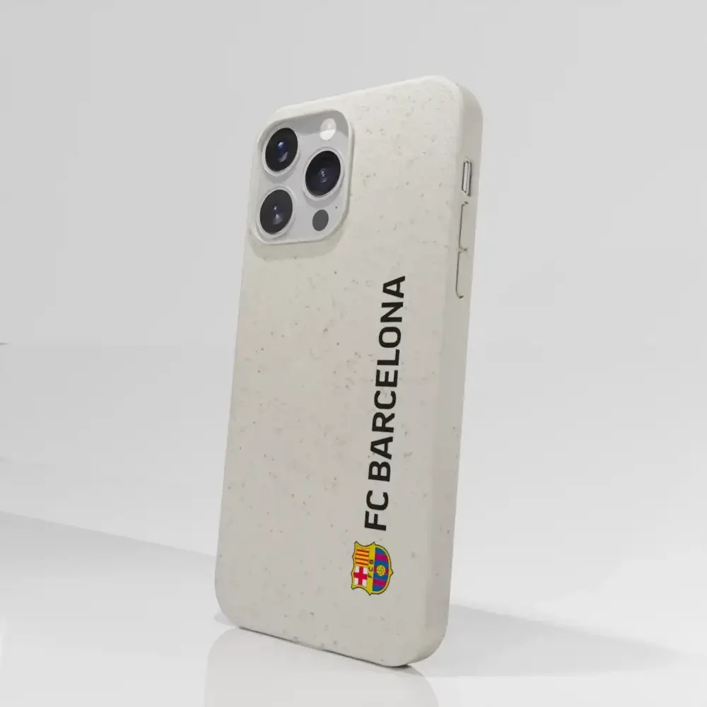 Official FC Barcelona Compostable Phone Case Vertical Black - Image 56