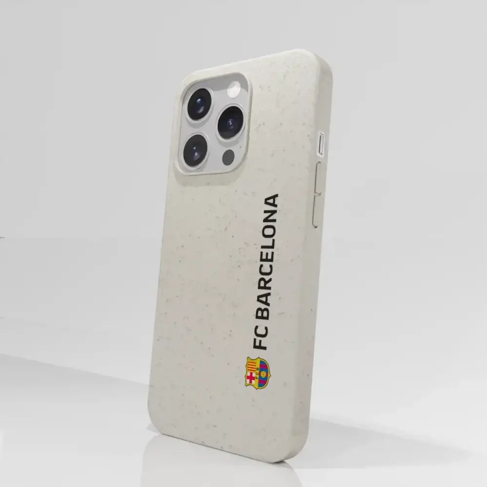 Official FC Barcelona Compostable Phone Case Vertical Black - Image 59
