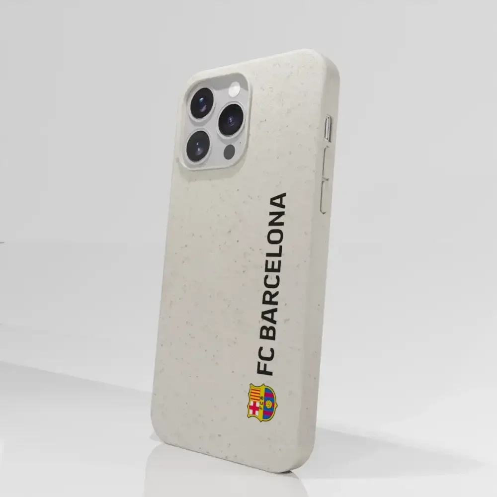 Official FC Barcelona Compostable Phone Case Vertical Black - Image 60