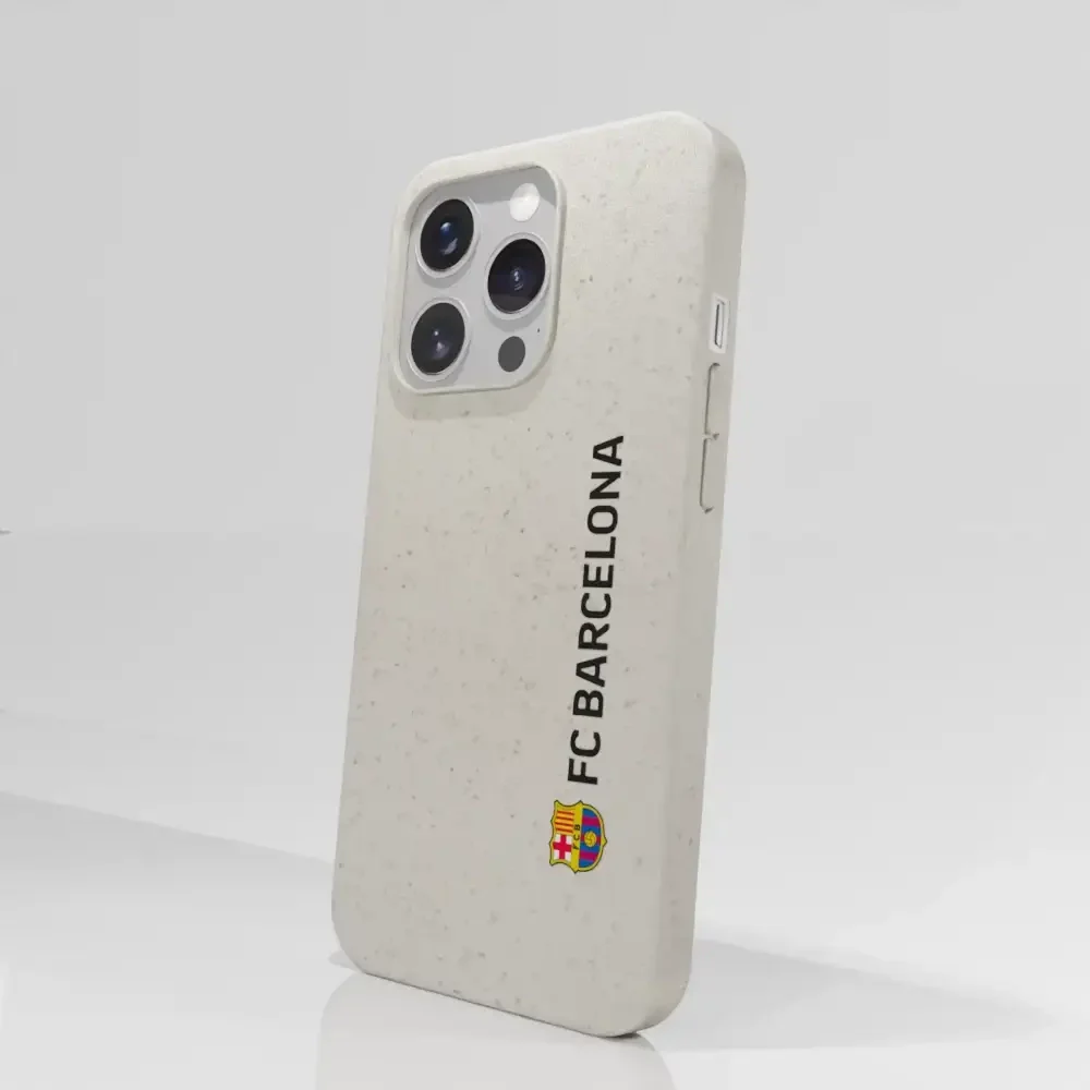 Official FC Barcelona Compostable Phone Case Vertical Black - Image 64