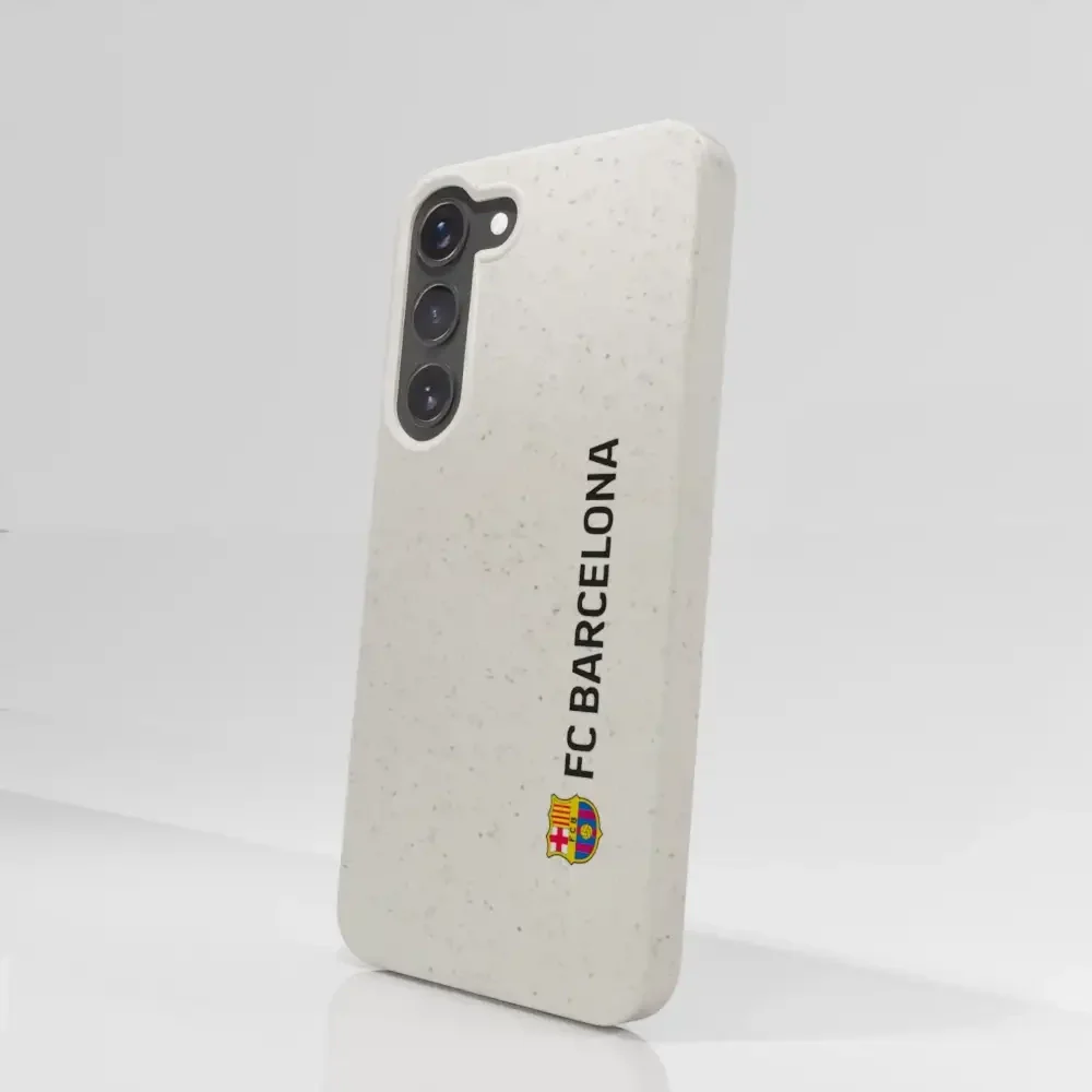 Official FC Barcelona Compostable Phone Case Vertical Black - Image 72