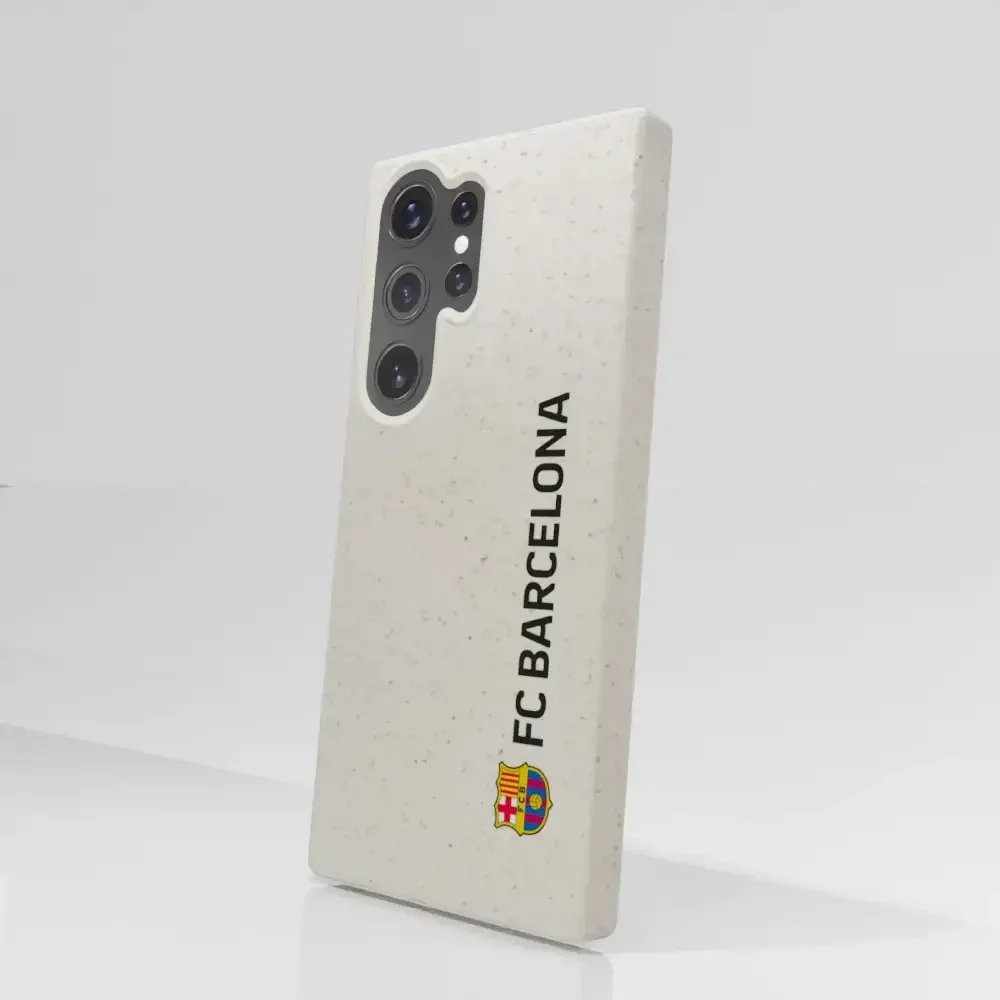 Official FC Barcelona Compostable Phone Case Vertical Black - Image 74