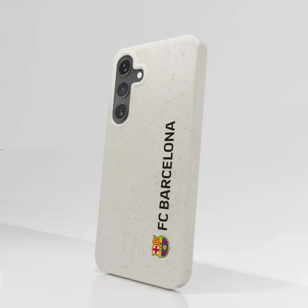 Official FC Barcelona Compostable Phone Case Vertical Black - Image 76