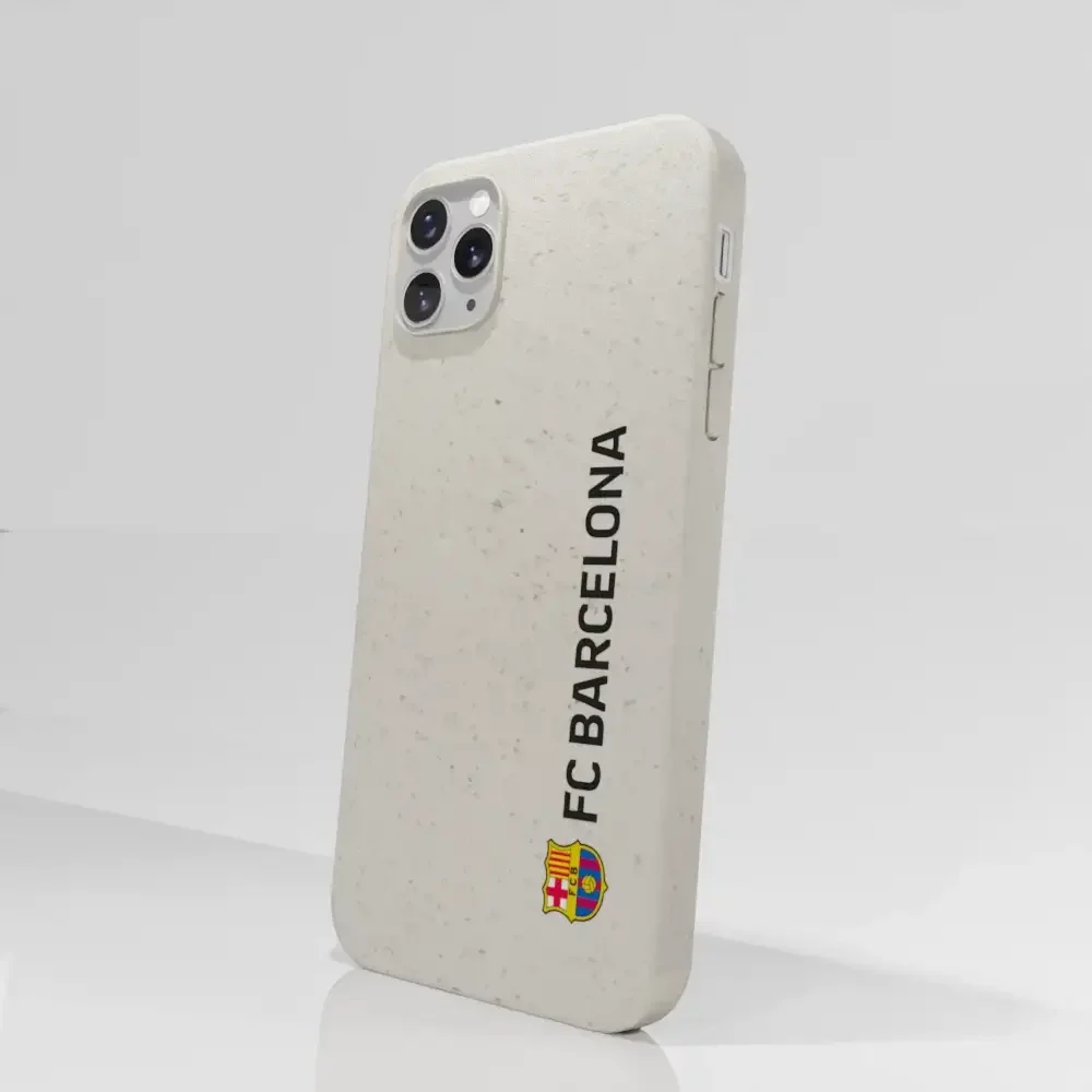 Official FC Barcelona Compostable Phone Case Vertical Black - Image 77