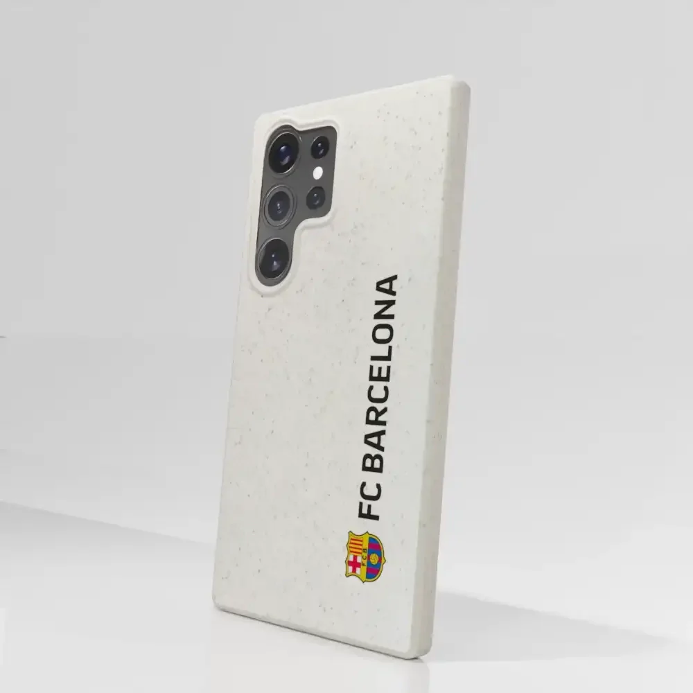 Official FC Barcelona Compostable Phone Case Vertical Black - Image 79